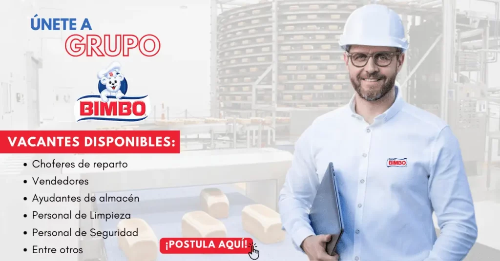GRUPO BIMBO - NUEVA CONVOCATORIA